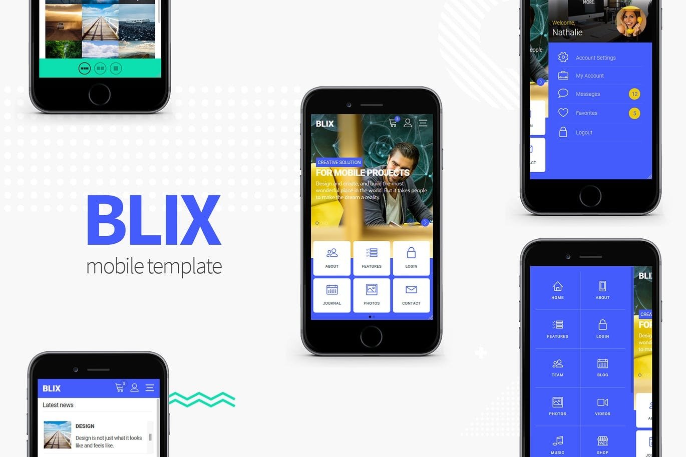 Blix HTML Mobile Template Fastcode Space
