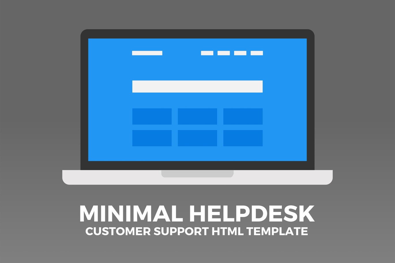 Minimal Helpdesk Customer Support HTML Template Fastcode.Space